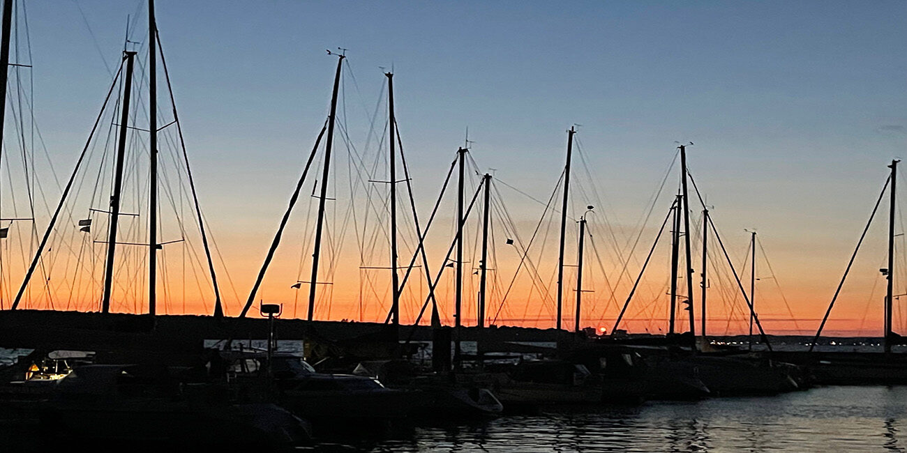 Abendstimmung auf JanaHausboot