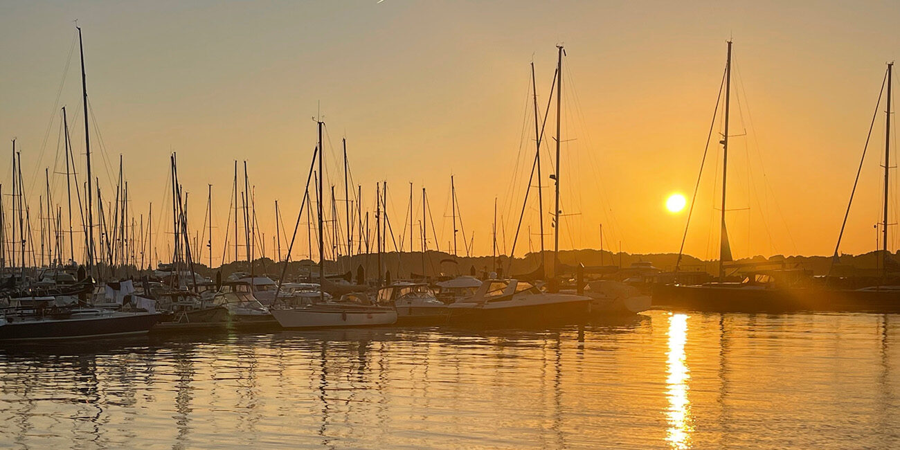 Abendstimmung auf JanaHausboot