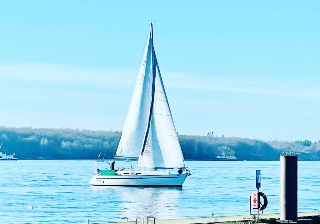 Segelboot in Kieler Bucht