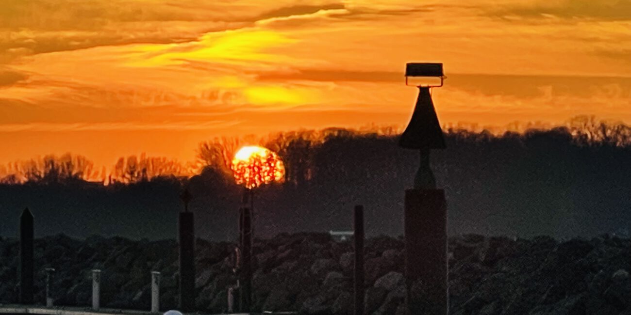 Sonnenuntergang Laboe